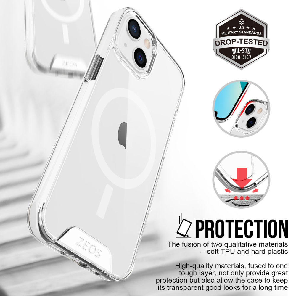 ZEOS KLARITY Clear CASE for iPhone 13