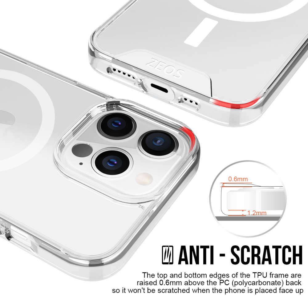 ZEOS KLARITY Clear CASE for iPhone 13 Pro Max