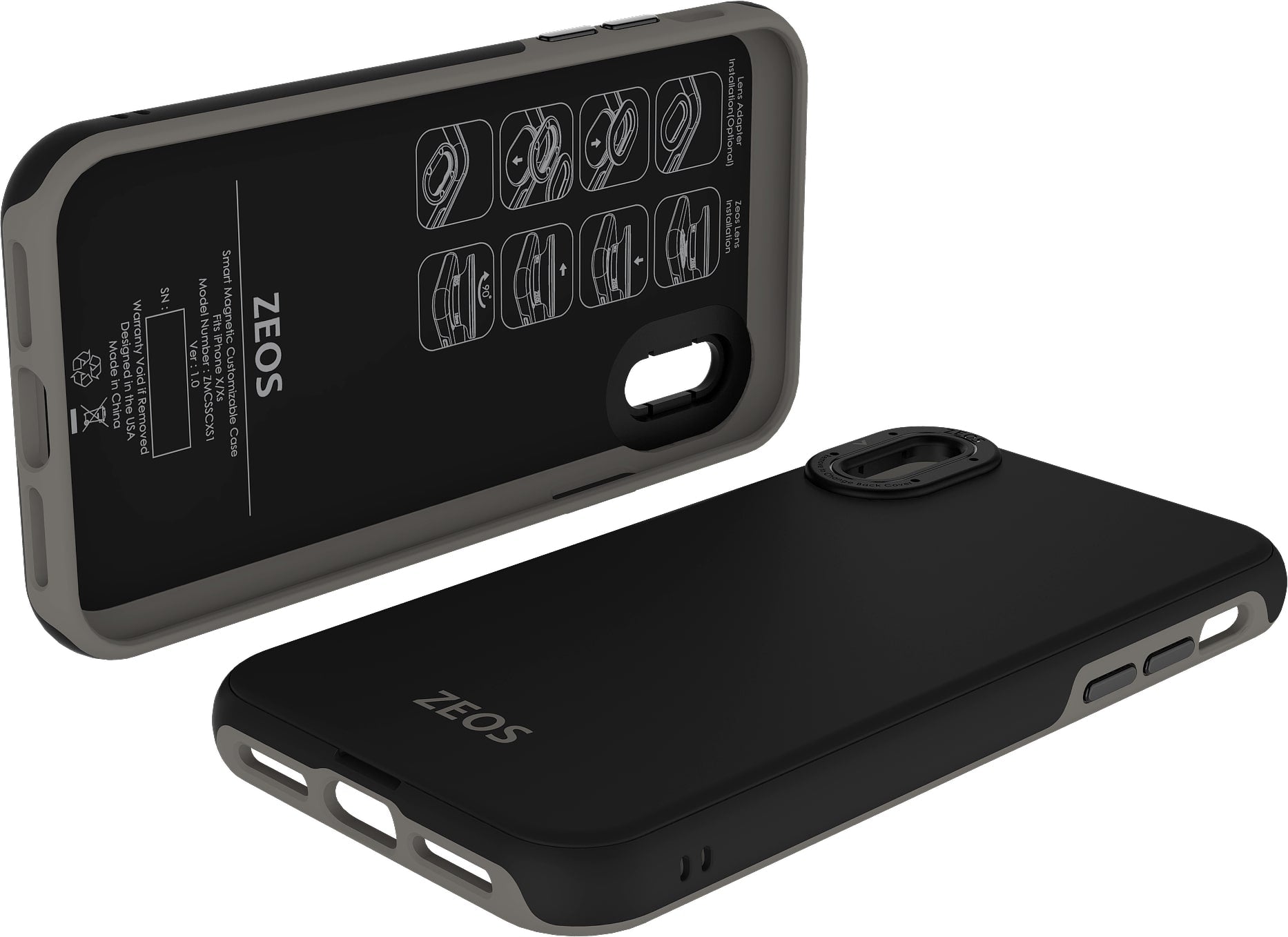 ZEOS 3 in 1 Battery Case for iPhone 8