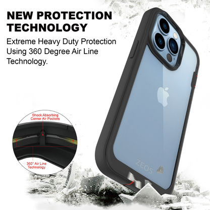 ZEOS Terrain Clear Case for iPhone 13 Pro