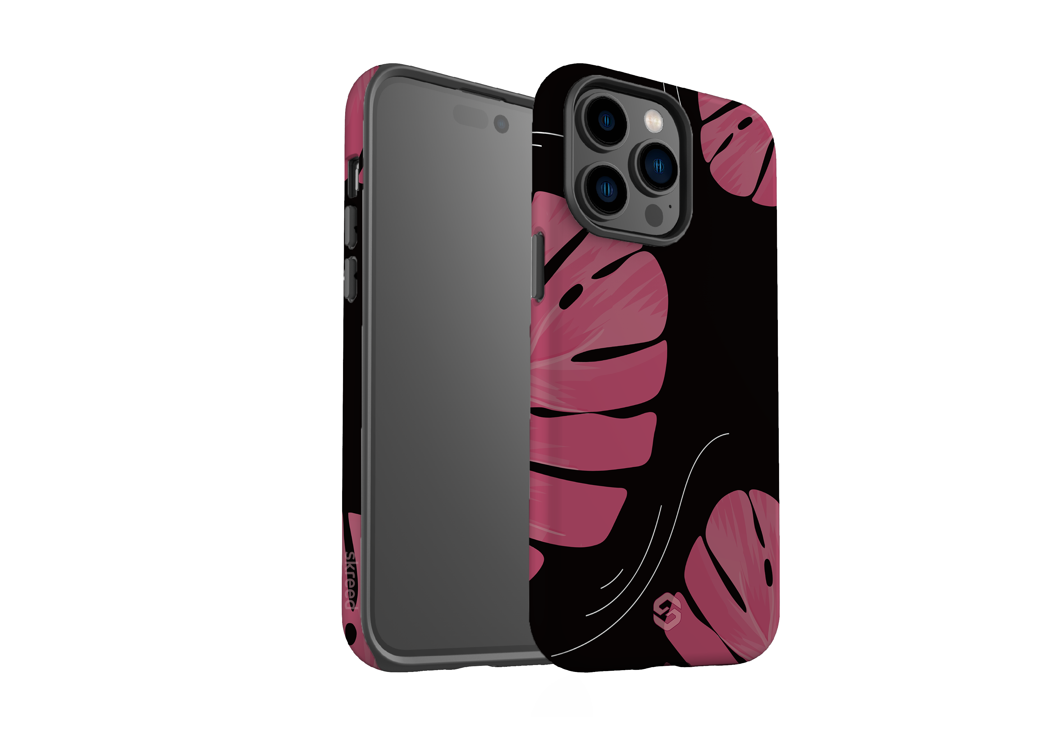 Blush Monstera Case - iPhone 14 Series