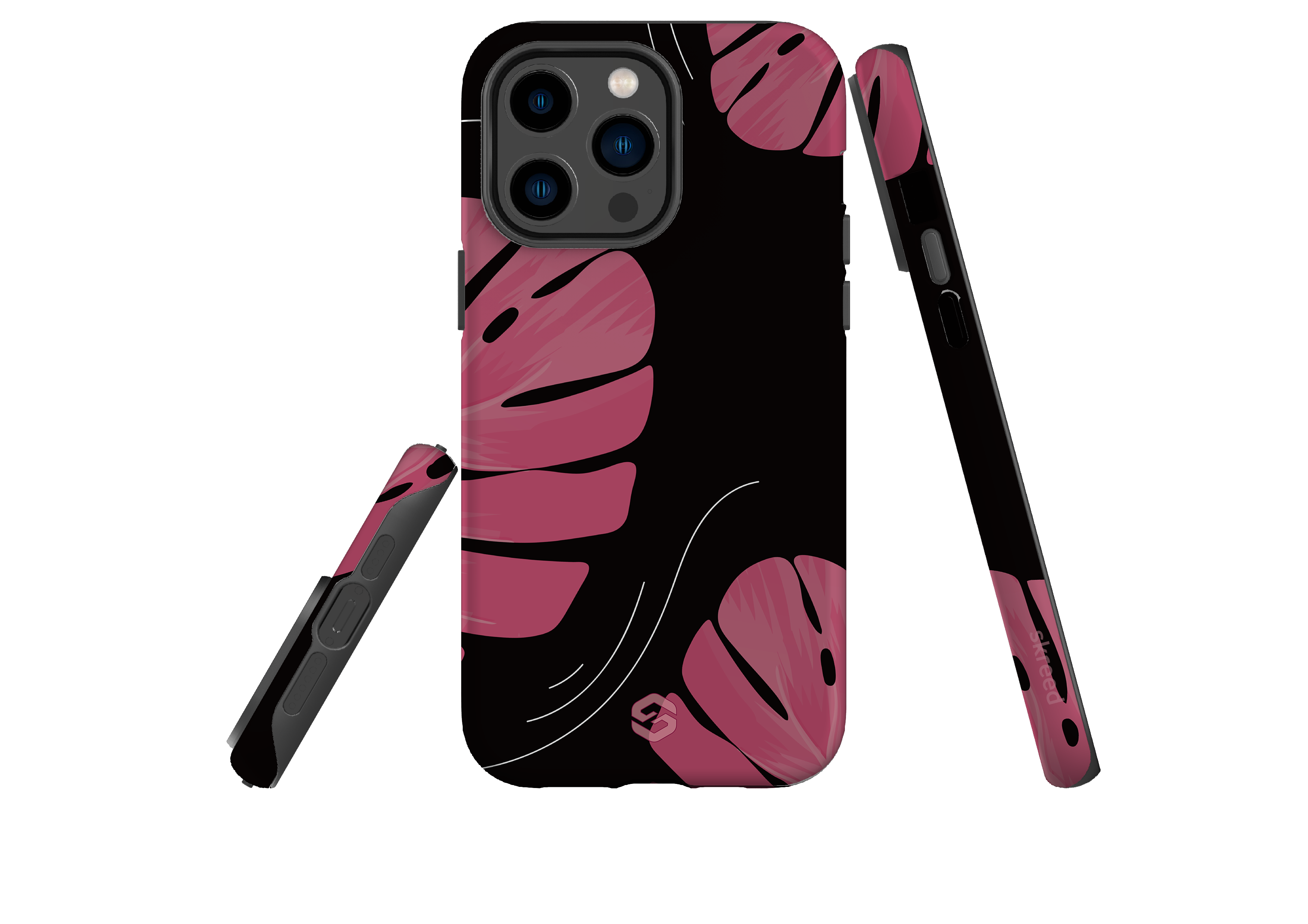 Blush Monstera Case - iPhone 14 Series