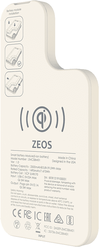 ZEOS SMART BATTERY MODULE