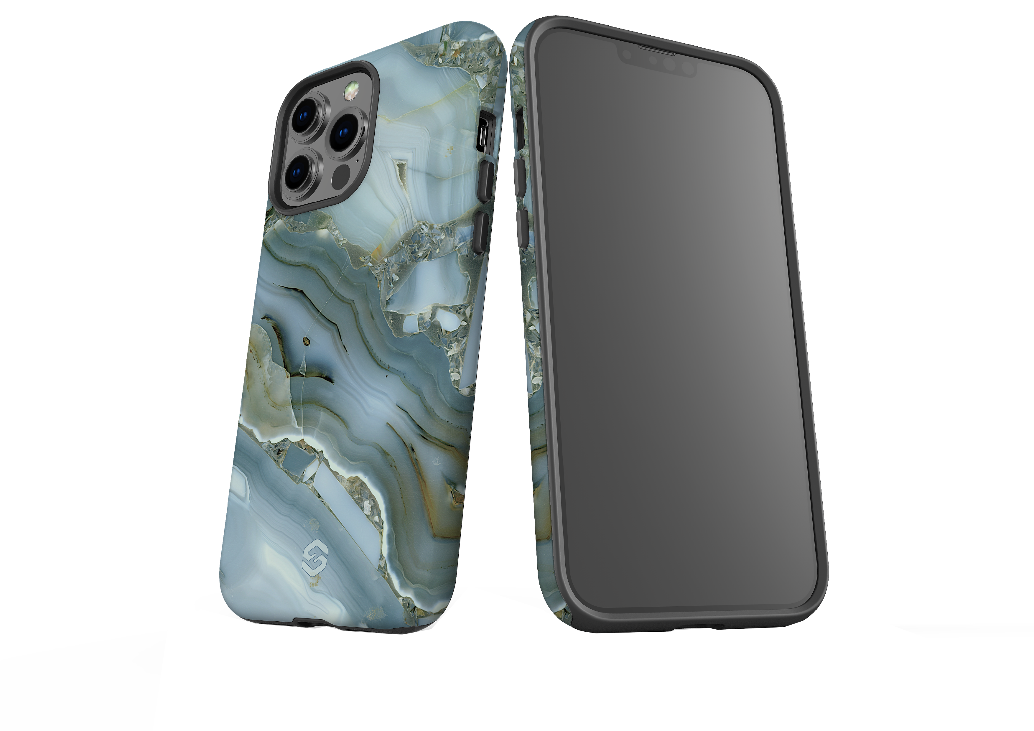 Sage Marble Case - iPhone 13 Series