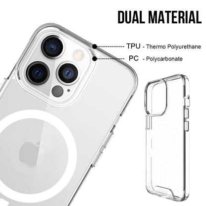ZEOS KLARITY-MS Magnetic Protective Clear CASE for iPhone 13 Pro Max - Zeosmobile.com