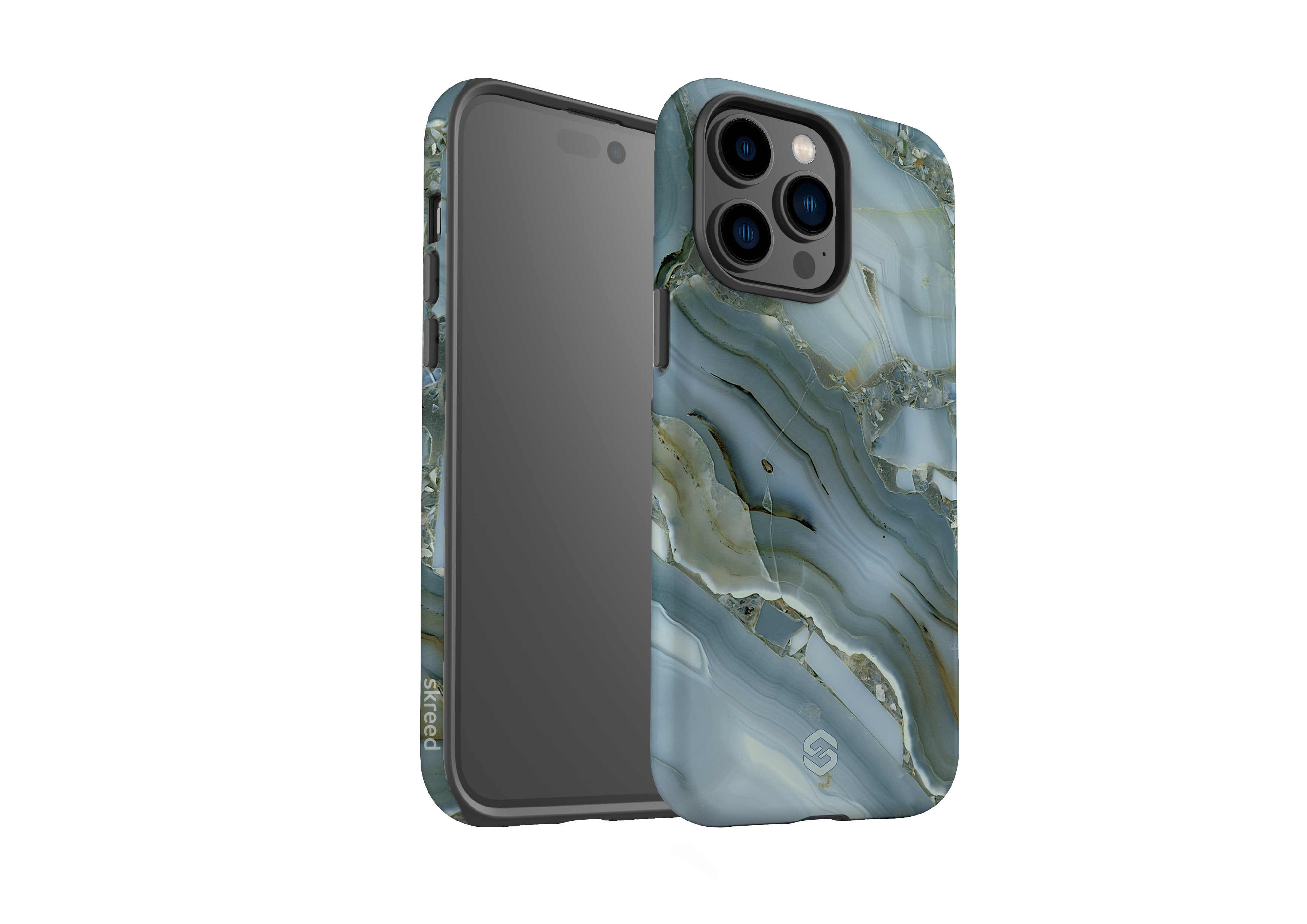 Sage Marble Case - iPhone 14 Series