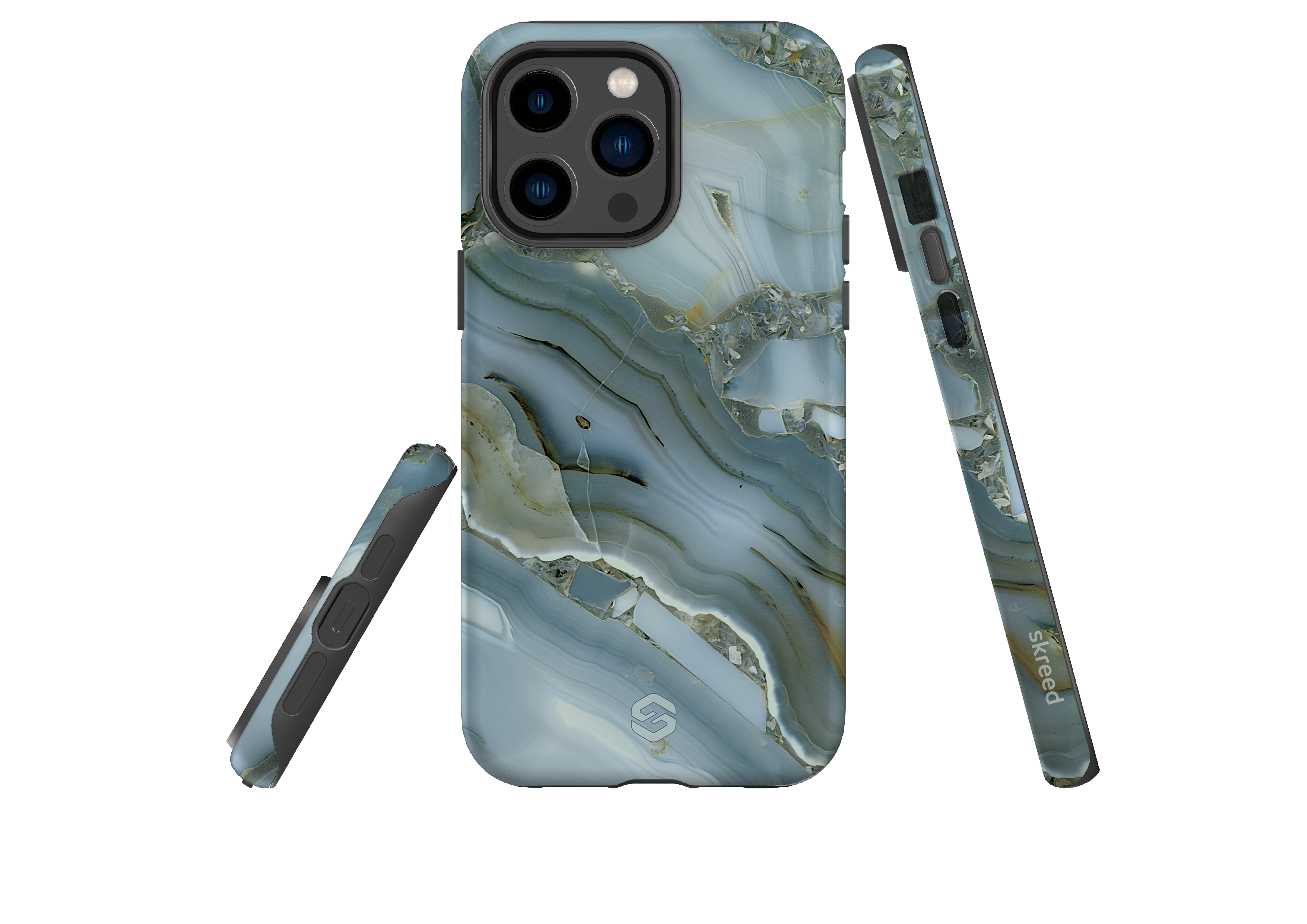 Sage Marble Case - iPhone 14 Series