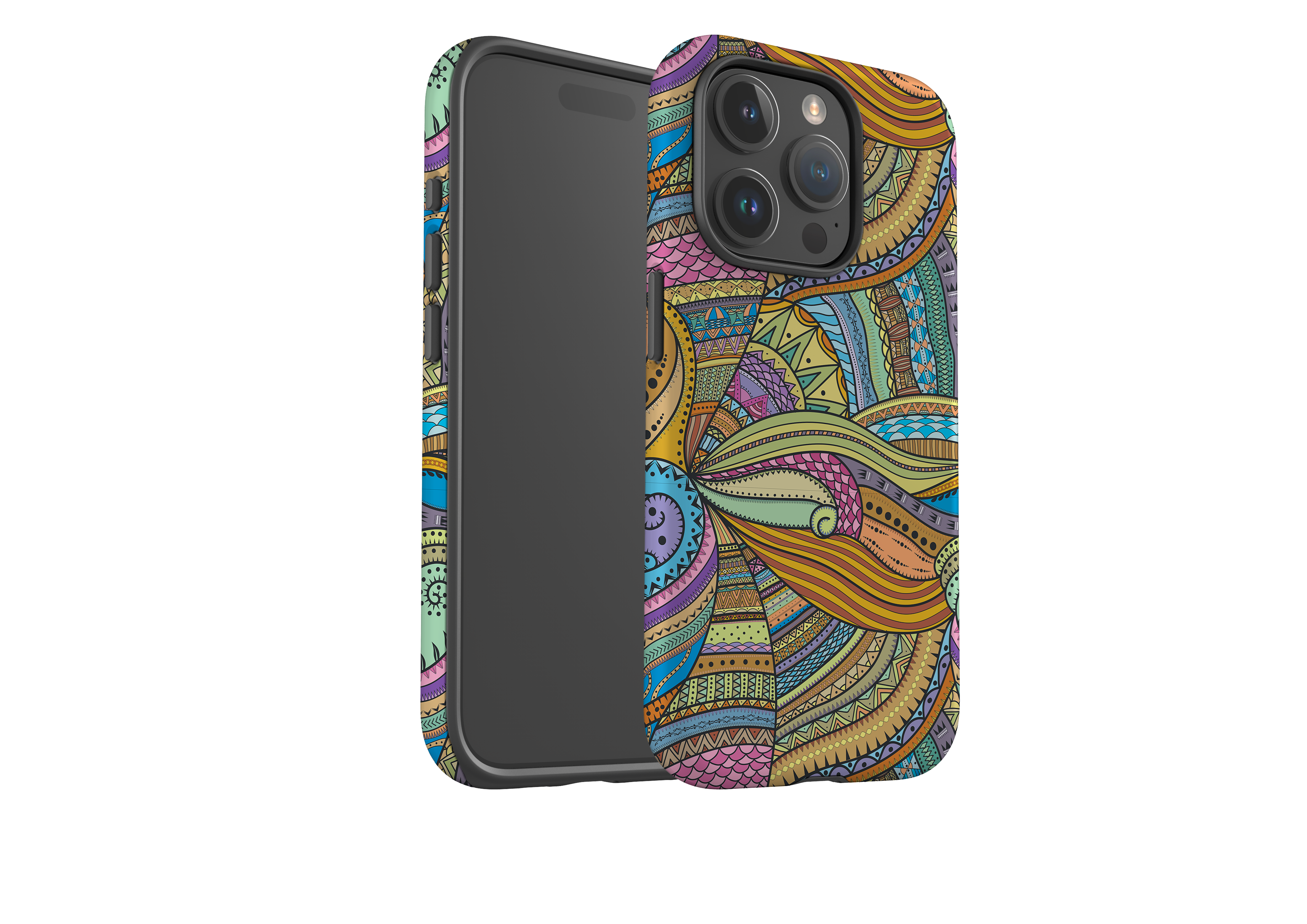 Vivid Mandala Case - iPhone 15 Series