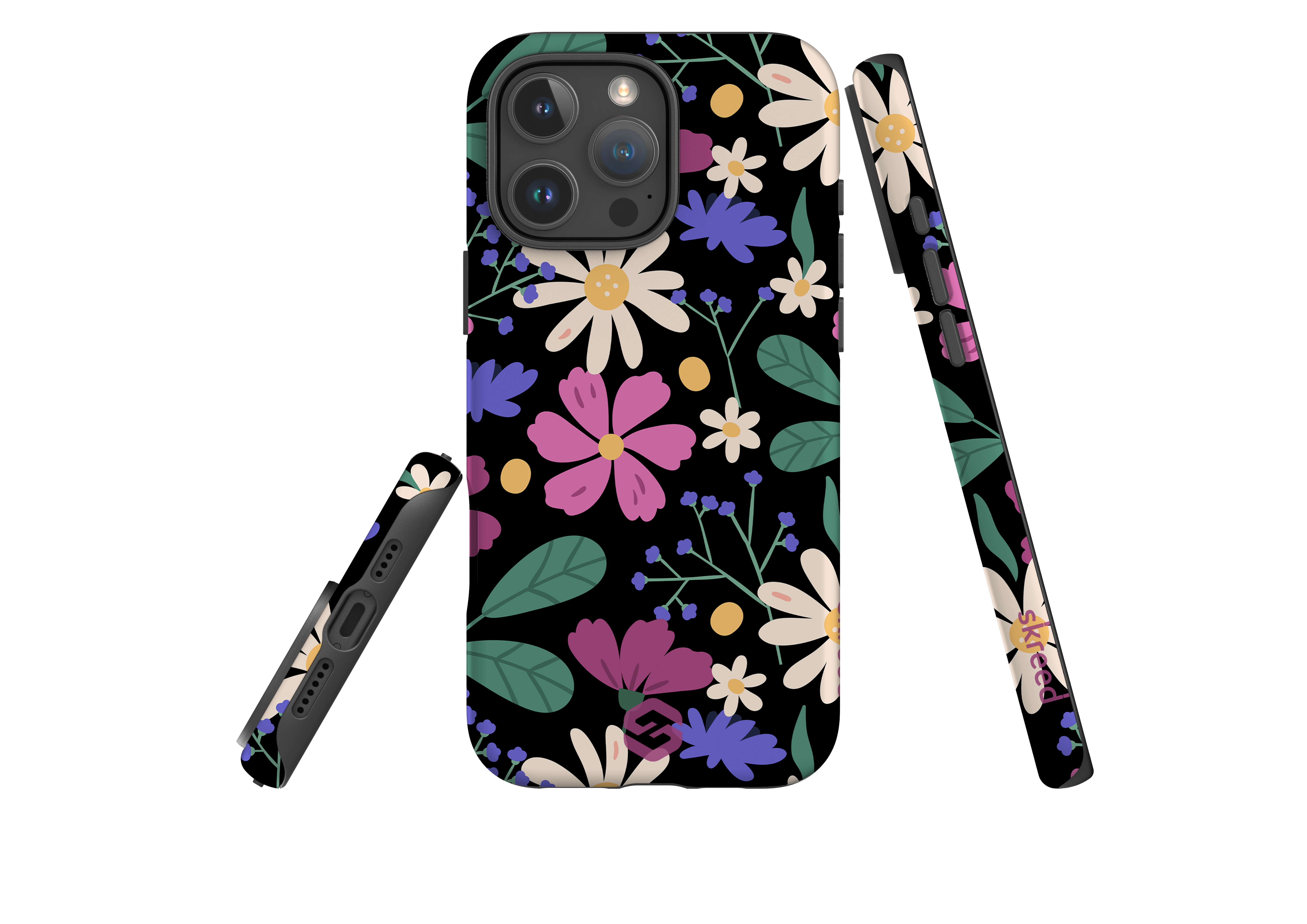 Midnight Bloom Case - iPhone 15 Series